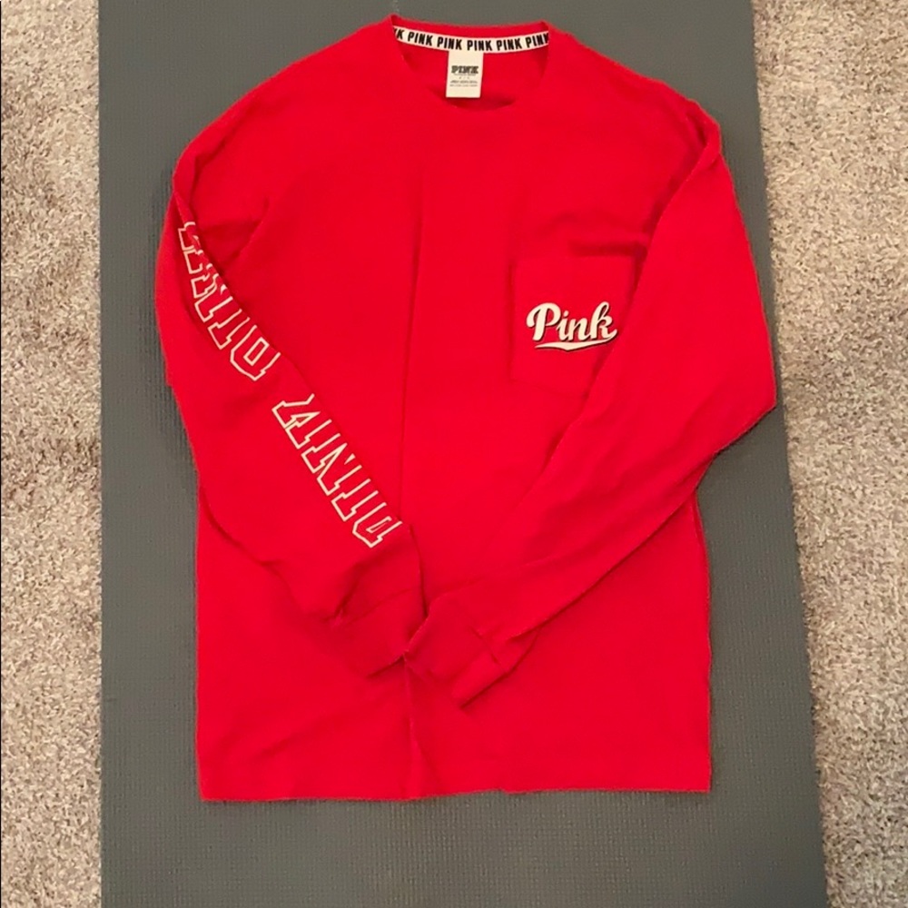 Red VS PINK collection long sleeve tshirt